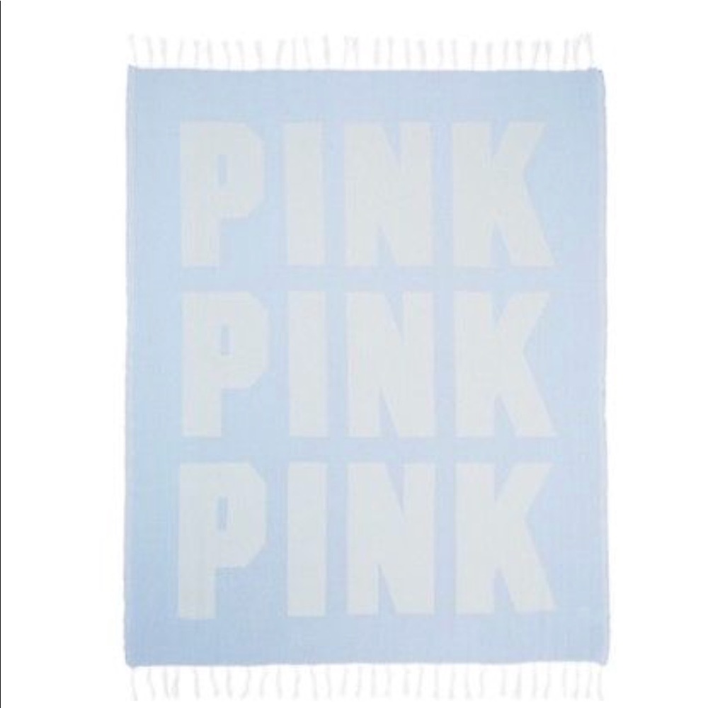Pink beach blanket